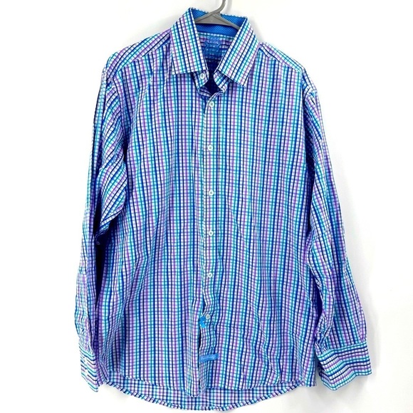 English Laundry Striped Longsleeve Button Down Shirt - Picture 1 of 9